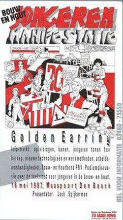 Golden Earring show ad May 16, 1987 Den Bosch - Maaspoort